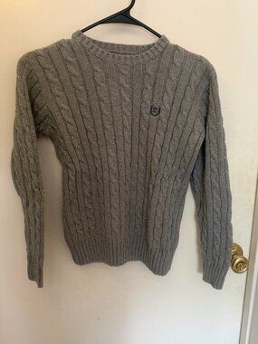 Chaps Boys Gray Sweater (medium 12-14)